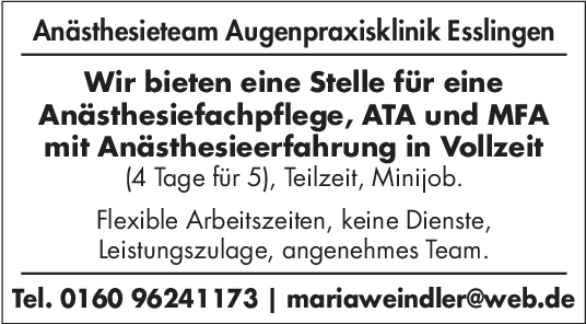 Augen-praxis-klinik Esslingen Adlerstraße Esslingen Am Neckar