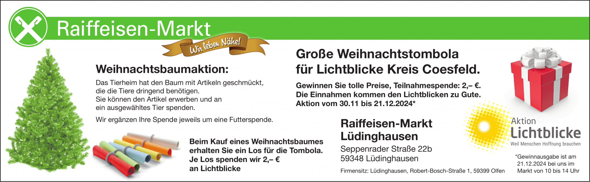 Raiffeisen Agilis eG RaiffeisenMarkt Lüdinghausen Tierhandlung in