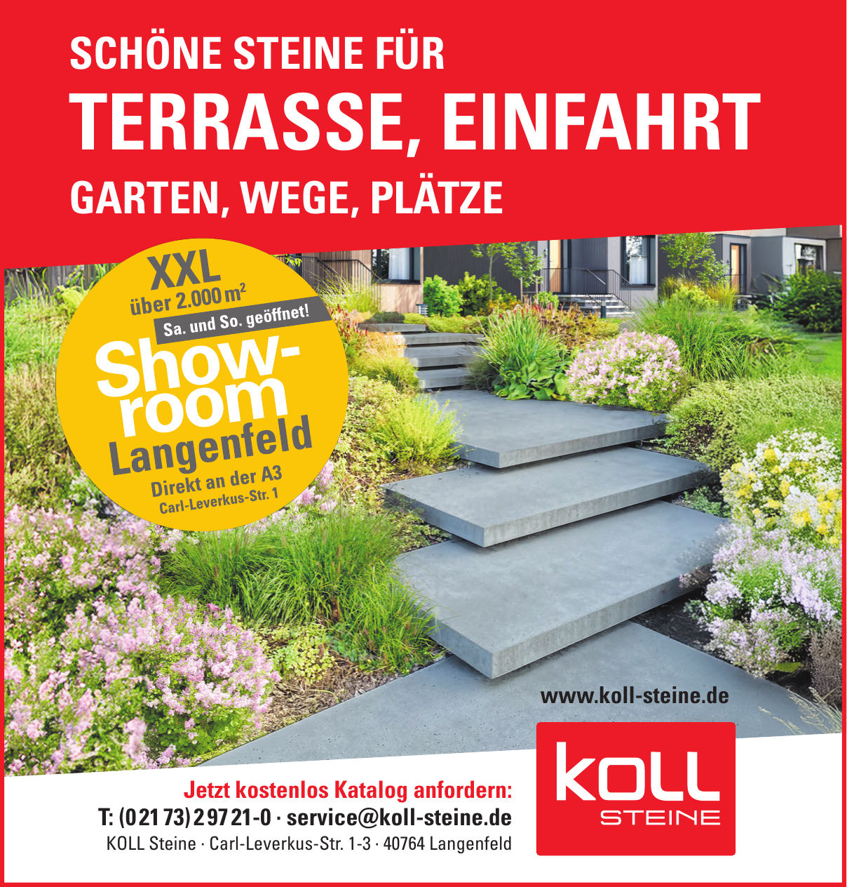 KOLL Steine Vertriebszentrum / Showroom / Ideengärten