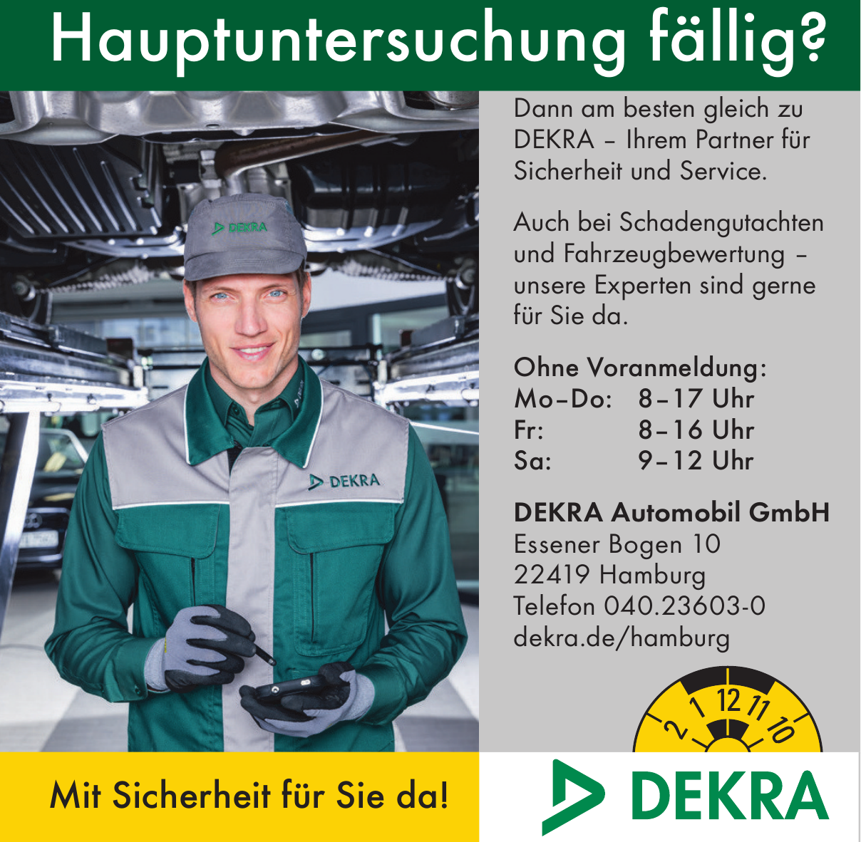 DEKRA Automobil GmbH Niederlassung Hamburg | Autoersatzteilgeschäft in
