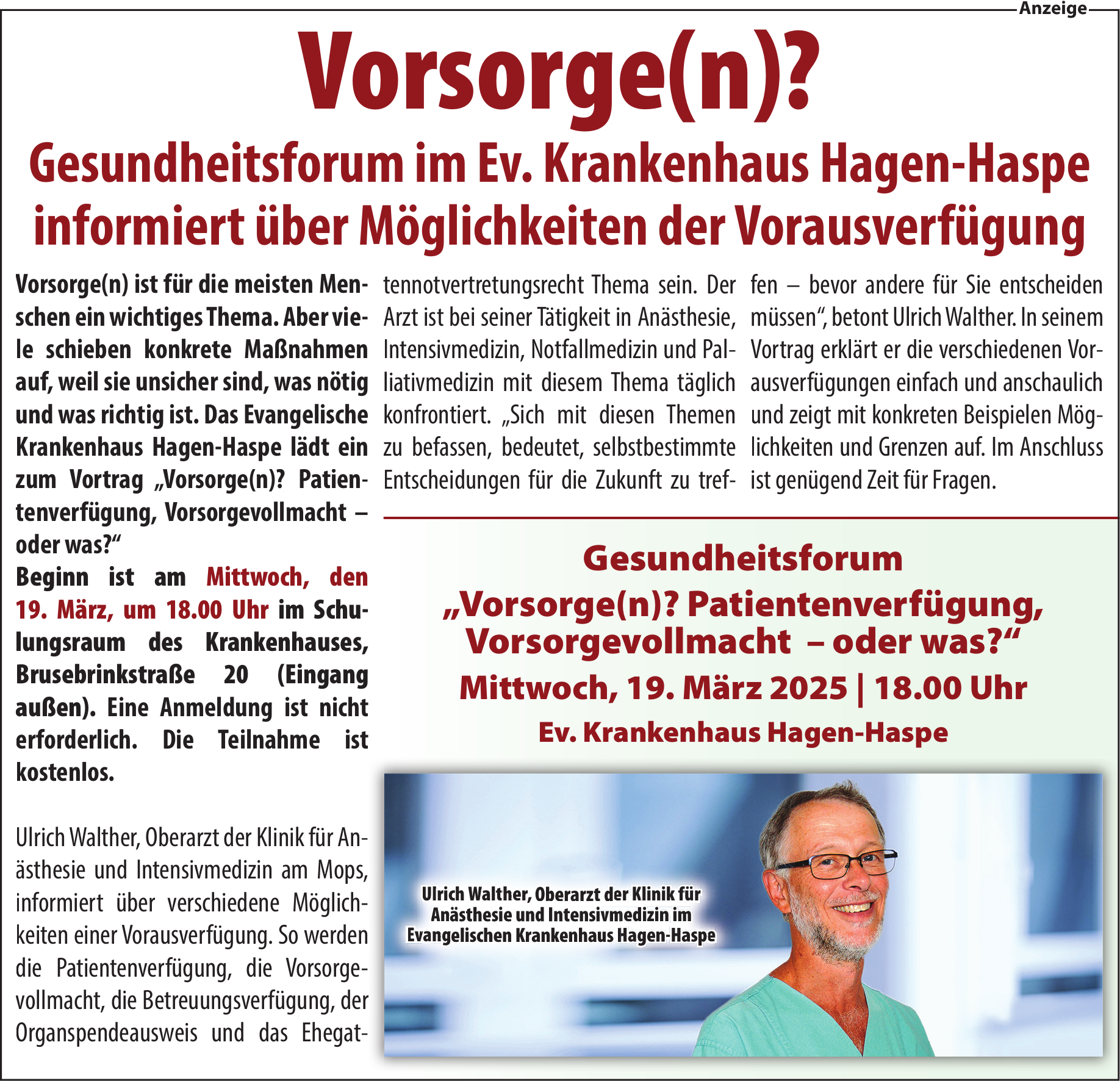 Evangelisches Krankenhaus Hagen-haspe Gmbh Medizinische Klinik Evangelisches Krankenhaus Hagen-Haspe gem. GmbH | Medizinische Klinik