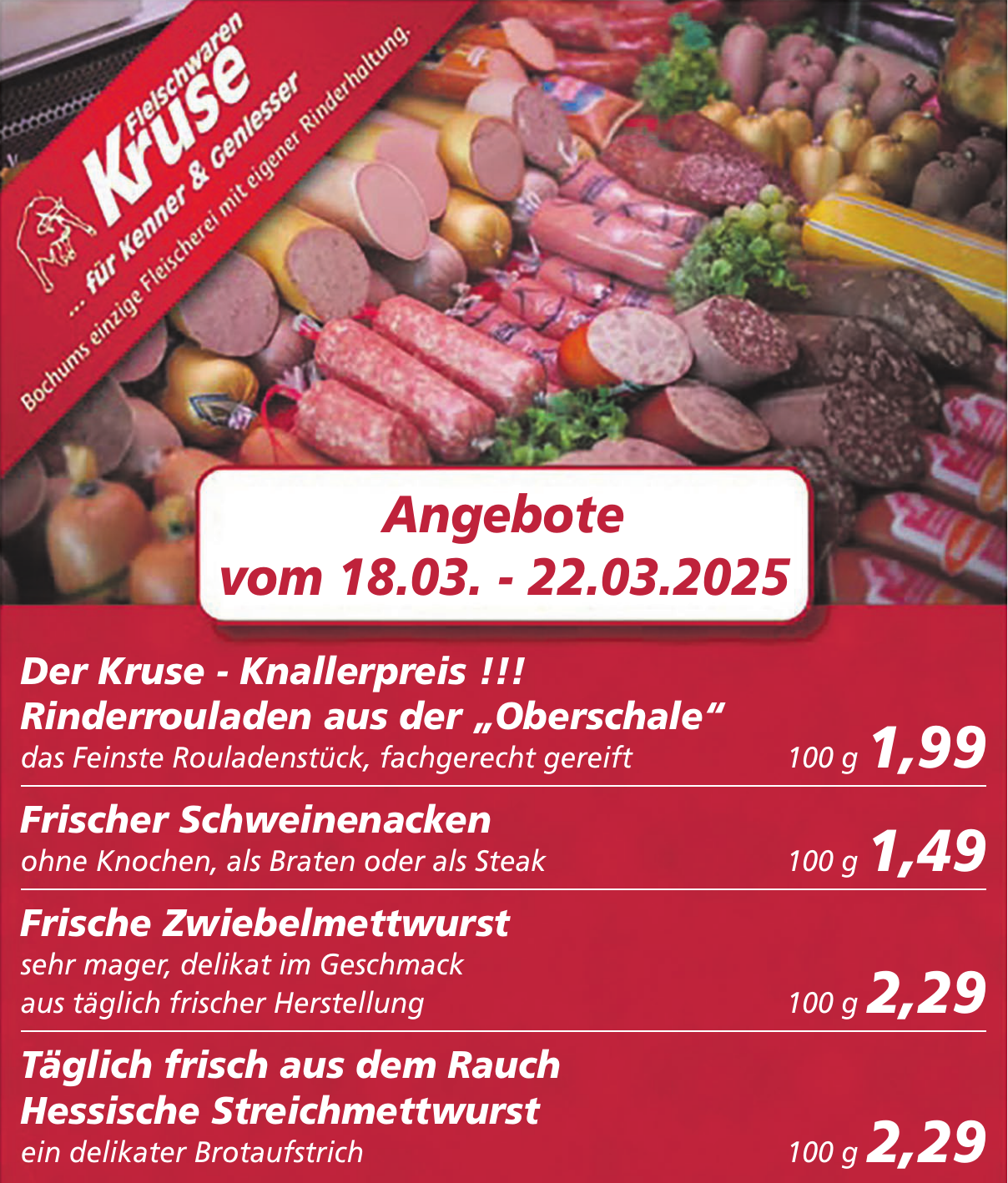 Münsterländer Wurst- Und Fleischwaren Gmbh & Co. Kg Fleischwaren Kruse GmbH | Catering-Service in Bochum