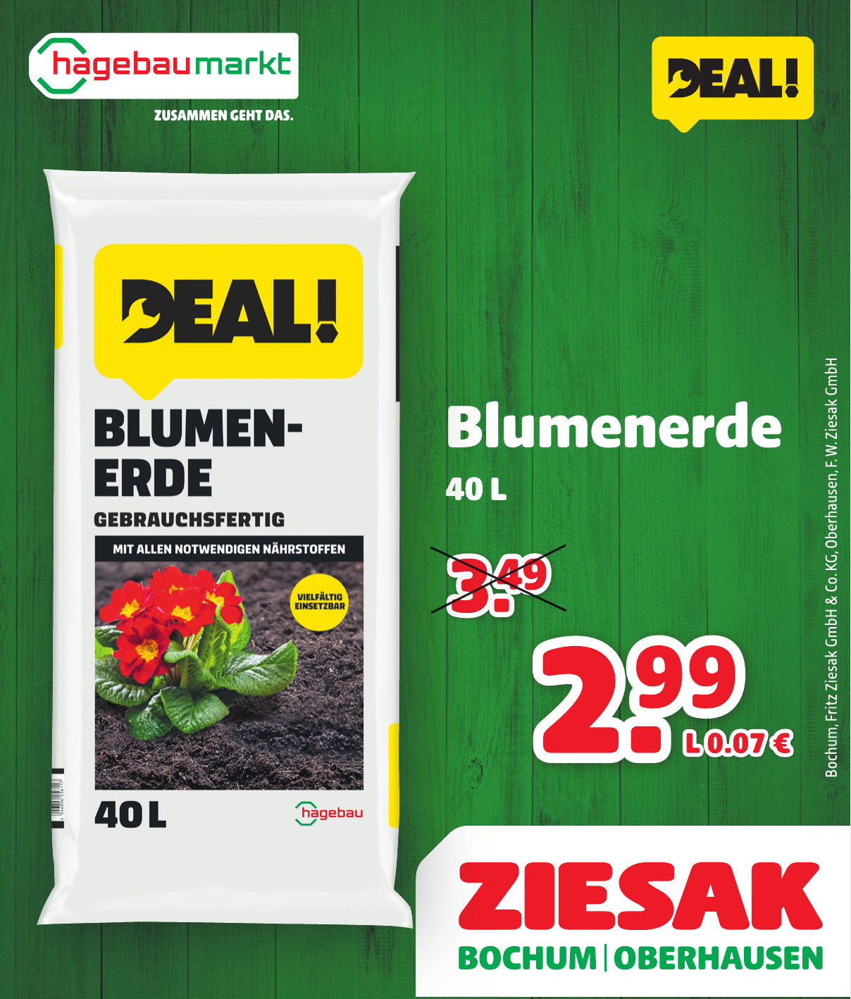 hagebaumarkt Ziesak Baumarkt in Oberhausen