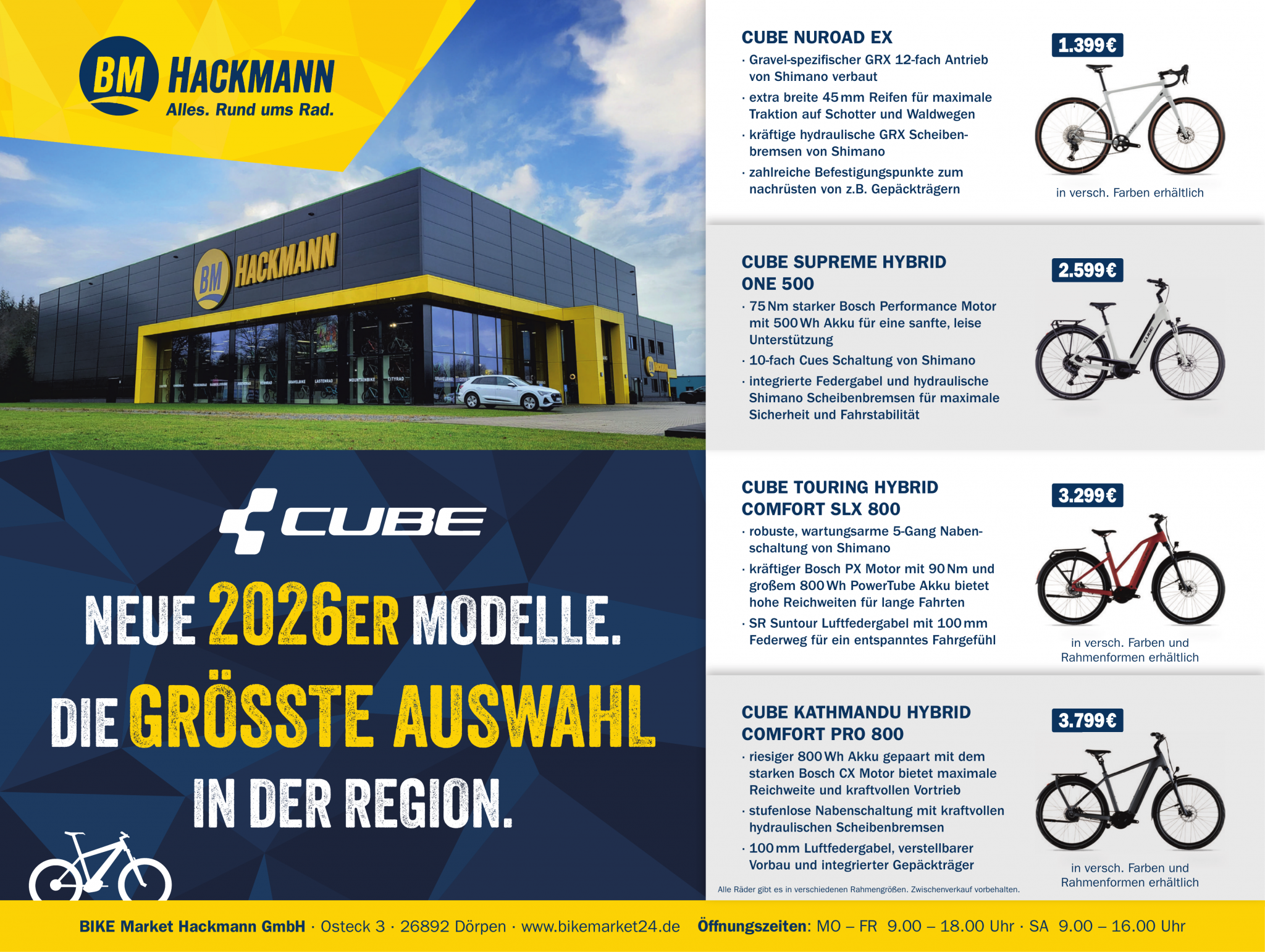 Norbert Hackmann BIKE Market Hackmann | Sportgeschäft in Dörpen
