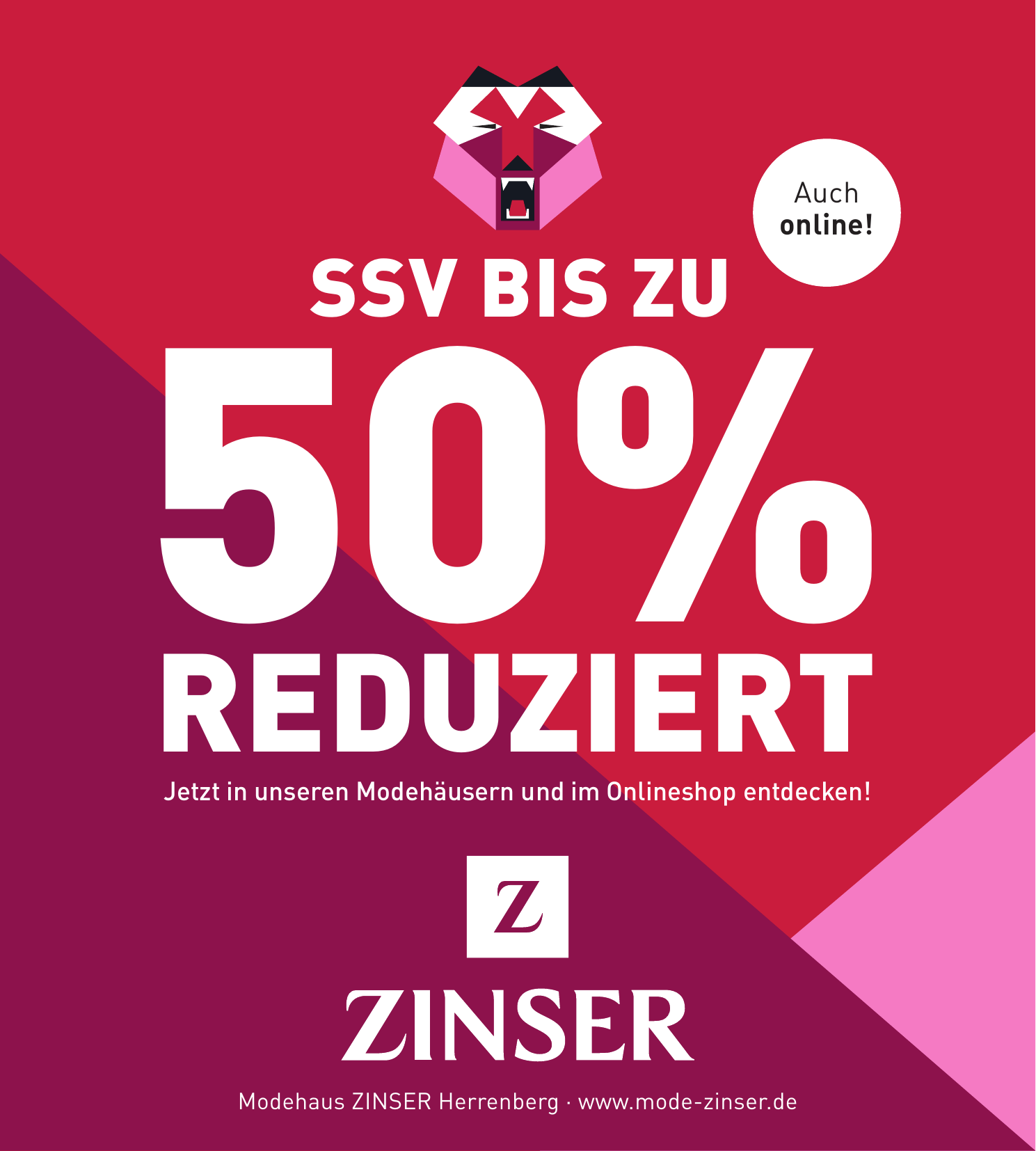 Modehaus ZINSER Herrenberg | Bekleidungsgeschäft in Herrenberg